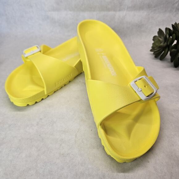 Birkenstock Shoes - Birkenstock Madrid EVA Sandals Yellow Women 41 Sz US 10 Lightweight Slides
